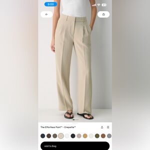 Aritzia Crepette Effortless Elegant Cream Women's Pants